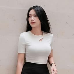 áo phông nữ nhẹ nhàng mang phong cách công sở hoặc dạo phố tinh tế- A-09 9