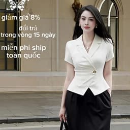 vest nữ-thời trang công sở-thanh lịch, hiện đại,tạo cảm giác trẻ trung a-12 4