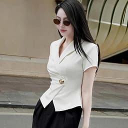 vest nữ-thời trang công sở-thanh lịch, hiện đại,tạo cảm giác trẻ trung a-12 6