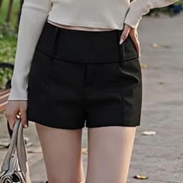quần cộc nữ-tạo cảm giác sang trọng, giúp tôn vòng eo và kéo dài đôi chân 4