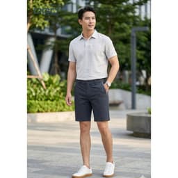 Quần short DGC với kiểu dáng basic, khỏe khoắn tạo sự gọn gàng và thoải mái khi vận động - SQSBC10M 4