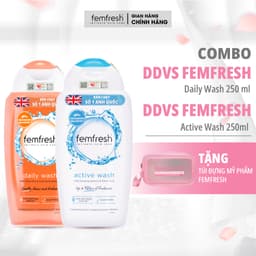 [MUA 2 TẶNG 1] Mua 2 Dung Dịch Vệ Sinh Phụ Nữ Femfresh Daily & Active 250ml Tặng Kèm Quà Tặng Đặc Biệt 1