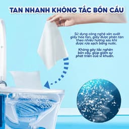Giấy vệ sinh 1800 tờ treo tường cao cấp TopGia Melto, 4 lớp dập vân 4D, mềm mịn, an toàn và tiện lợi cho gia đình. 7