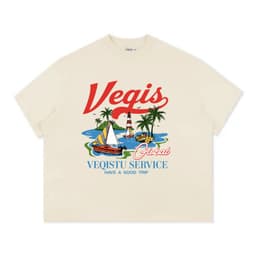 Áo Thun BOXY Local Brand VEQISTU "SERVICE", Áo Thun Boxy Form Rộng Unisexm Nam Nữ Cổ Tròn 250Gsm 100% Cotton 4
