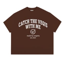 Áo Thun BOXY Local Brand VEQISTU "With ME", Áo Thun Boxy Form Rộng Unisexm Nam Nữ Cổ Tròn 250Gsm 100% Cotton 6