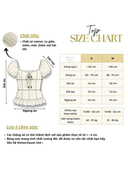 Áo Babydoll Kiểu Nữ Trễ Hở Vai Mặc 2 Kiểu Bèo Nhún Xếp Tầng Đi Biển Muà Hè Kimee - KA877 5