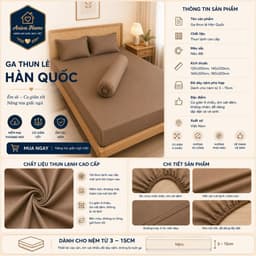 Ga lẻ Hàn Quốc Aniva Home, mềm mại, thoáng mát, sang trọng 2