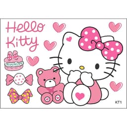 Set Decal Hello Kitty A4 Dán Xe Máy, Ô Tô – Chống Nước 4
