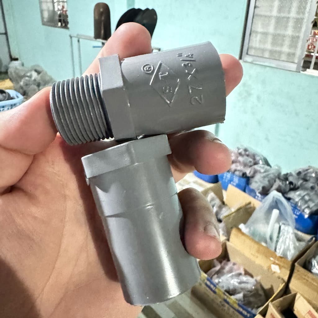 Ren nối thẳng PVC siêu thành. Phụ kiện giá tốt cho ống nhựa