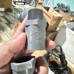 Ren nối thẳng PVC siêu thành. Phụ kiện giá tốt cho ống nhựa 5