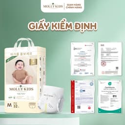 COMBO 3 BỊCH  Tã/Bỉm Dán và Quần Molly Kids Bỉm Siêu Mỏng Nhẹ Thấm Hút Tốt, Đủ Size Cho Bé Từ NB-3XL. 7