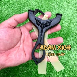 ( sale ) NÁ NHỰA ADAM XÍCH + 1 DÂY kéo tới má , ná nhựa ABS siêu bền 9