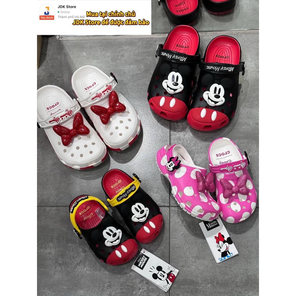 JDK Store_Dép Sục Classic Minnie Mouse Người Lớn