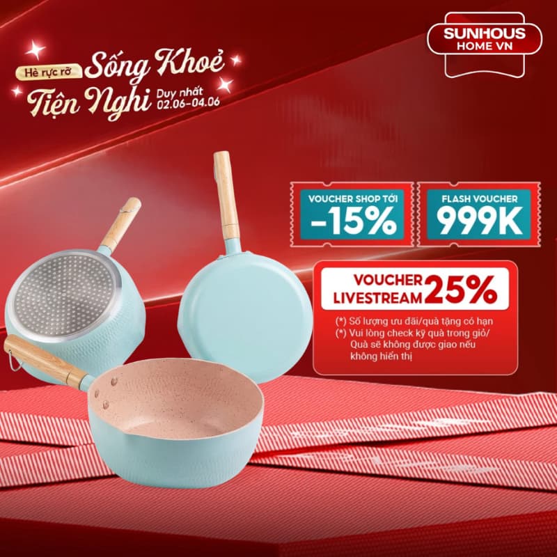 Chảo Lòng Sâu 18cm, Chống Dính Đáy Từ, Nồi Nấu Bột Cho Bé Đa Năng Đa Năng - Vân Đá Ceramic