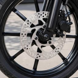 Đĩa xe điện đĩa phay 220mm hàng cao cấp, đĩa phanh xe điện 3 lỗ kèm ốc dày dặn cứng cáp 3