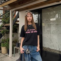 Áo Thun HY KORÉ ĐỪNG VỘI SẦU 3395 Form Rộng Localbrand Oversize Unisex Vải Cotton 75% Nam Nữ Mặc Đẹp 4