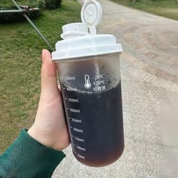 Set 3 Bình Nhựa Có Chia Vạch 450ml, Bình Đựng Nước Cold Brew, Nước Ép, Hũ Đựng Đồ Đa Năng Tiện Lợi 8