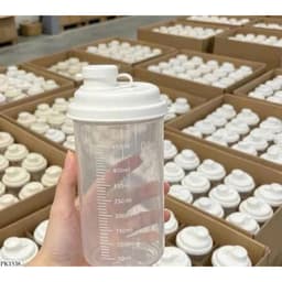 Set 3 Bình Nhựa Có Chia Vạch 450ml, Bình Đựng Nước Cold Brew, Nước Ép, Hũ Đựng Đồ Đa Năng Tiện Lợi 9