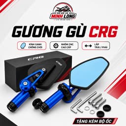 Gương gù xe máy CRG đa màu, gương xe máy CRG nhỏ gọn lắp chân gương tiện lợi 1