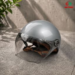 Nón bảo hiểm 1/2 Camry Helmets dáng trơn kính ngắn - An toàn, nhiều màu thời trang, cá tính, bảo hành 12 tháng 2