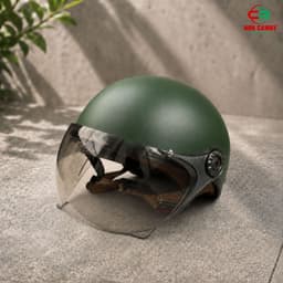 Nón bảo hiểm 1/2 Camry Helmets dáng trơn kính ngắn - An toàn, nhiều màu thời trang, cá tính, bảo hành 12 tháng 3