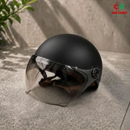 Nón bảo hiểm 1/2 Camry Helmets dáng trơn kính ngắn - An toàn, nhiều màu thời trang, cá tính, bảo hành 12 tháng 7
