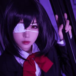 Bịt Mắt 1 Bên Cosplay Anime Nhật Bản - Băng Che Mắt Vải Bông Co Giãn Thời Trang Cá Tính Style Dark Lolita Gothic 3