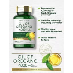 Hũ 150 Viên Carlyle Oil of Oregano 4000mg, Tăng Cường Miễn Dịch, Hỗ Trợ Tiêu Hóa 5