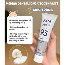 Kem Đánh Răng Median 93% Hàn Quốc Ngăn Ngừa Cao Răng 120g - Hương Bạc Hà Đen, Đỏ, Xanh Dương, Xanh Lam, Trắng 8