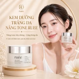 Kem Nâng Tone Da RUÉE Blanc Peau Vita Tone Up Cream 50ml Dưỡng Sáng, Cấp Ẩm Đều Màu Da Dùng Ban Ngày 6