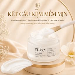 Kem Nâng Tone Da RUÉE Blanc Peau Vita Tone Up Cream 50ml Dưỡng Sáng, Cấp Ẩm Đều Màu Da Dùng Ban Ngày 5