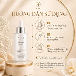 Serum Dưỡng Sáng Da RUÉE Blanc Peau Ampoule 50ml – Mờ Thâm Nám, Đều Màu, Cấp Ẩm, Phục Hồi Da 6