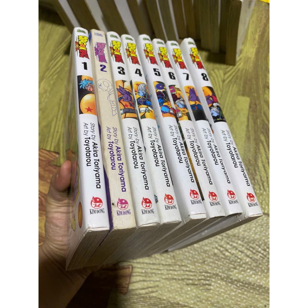 Bộ 8q vở Dragonball super Dragon ball 7 viên ngọc rồng tập 1-8