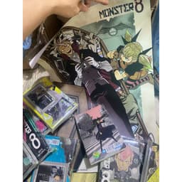 (đb+pos) Bộ 20q vở Monster 8 bản đặc biệt ful pk + pos - dark+bright -  Mon8 - Kaiju quái vật số 8 2