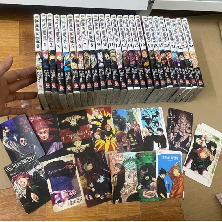(+pos) Bộ 25q vở Chú thuật hồi chiến Tập 0-24 +pos - JJK Jujutsu Kaisen
