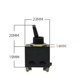 (2 Cái) Công Tắc Gạt ON OFF Đuôi Cá Máy Mài Cắt Khoan Diy - 2