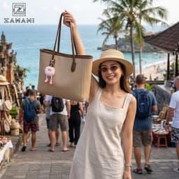 Túi Xách Nữ Công Sở Da PU Trơn Đựng Vừa A4 Laptop Phong Cách Trẻ Trung ZAMANI BAG B0021 6