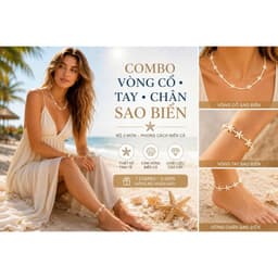 Vòng Cổ, Vòng Tay, Vòng Chân Sao Biển Unisex - Quà Tặng Vibe Ocean Charm, Có Sẵn, Phong Cách Hàn Quốc 5