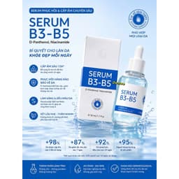 Serum B3 B5 Cấp Ẩm Phục Hồi Da 50ML – Niacinamide & D-Panthenol Làm Dịu, Sáng Da, Hỗ Trợ Phục Hồi Hàng Rào Bảo Vệ Da 1