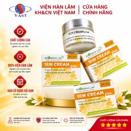 Kem chống nắng Sun Cream Plus 50g - Cho mặt và body nâng tone trắng da - Sản phẩm của Viện Hàn Lâm KH&CN Việt Nam 1