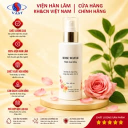 Nước Hoa Hồng trắng da se khít lỗ chân lông ROSE WATER - Sản Phẩm Viện Hàn Lâm KH&CN VIệt Nam 1