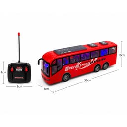 Xe Bus Chạy Pin Luxury Bus Có Nhạc Âm Thanh Vui Nhộn Di Chuyển Tiến Lùi Cho Trẻ Em 8
