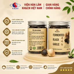 [CHÍNH HÃNG- HỘP 250G ]Tỏi Đen Loại 1 Viện Hàn Lâm KH&CN Việt Nam, Tăng Sức Đề Kháng, Dẻo Ngọt Không Đắng 250g 1