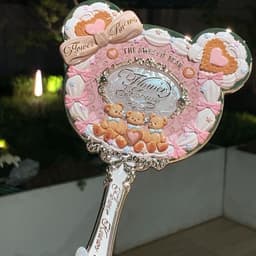 [SẴN HOẢ TỐC] GƯƠNG CẦM TAY TRANG ĐIỂM BÁNH GẤU SWEETIE BEAR FLOWER KNOWS 6