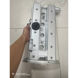 Nắp dàn cam nhôm Captiva, Vivant hàng trung quốc đầy đủ gioăng dàn cò, nắp đổ dầu. 3