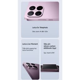 Điện thoại Xiaomi 17T 12GB+ 512GB | Leica 5x Telephoto | Pin silicon-carbon 6500mAh | Chính Hãng 7