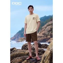 Quần short kaki nam DGC kiểu dáng khỏe khoắn tạo sự gọn gàng và thoải mái khi vận động - SQSBF16M 5