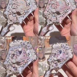 { Hàng Có Sẵn } Gương Trang Điểm Cầm Tay Kỳ Lân Flower Knows Knight Unicorn Collection 5