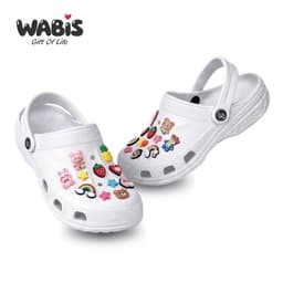 [Tặng Charm + Móc Khóa Chính Hãng] Dép Sục WABIS Đế cao 3cm Không Thấm Nước, Chống Trượt  [WUC-V2][LÙI 1 SIZE] 9