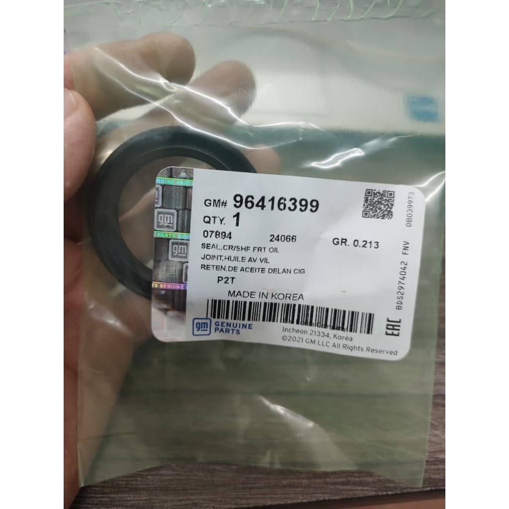 Phớt Đầu Cơ (Phớt Trục Khuỷu Trước) Matiz 4, Spark 2012-2018 - Hàng GM